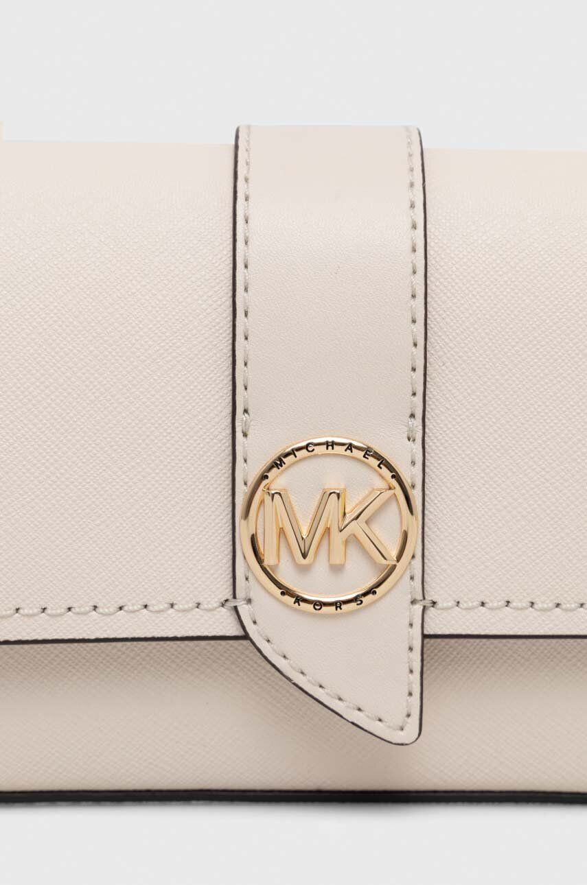 MICHAEL Michael Kors Kožená kabelka čierna farba - Pepit.sk