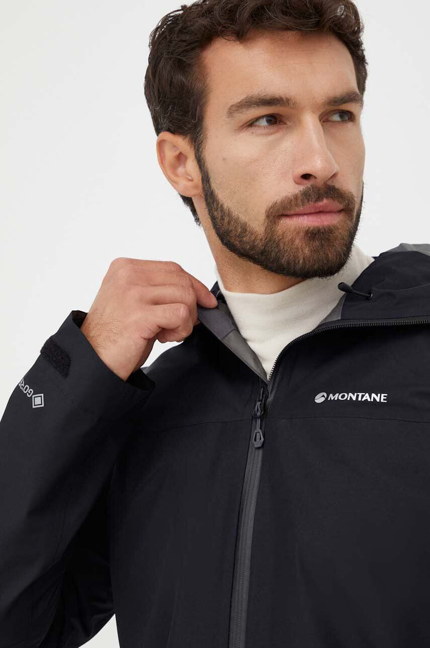 Montane Nepremokavá bunda Spirit pánska čierna farba gore-tex - Pepit.sk