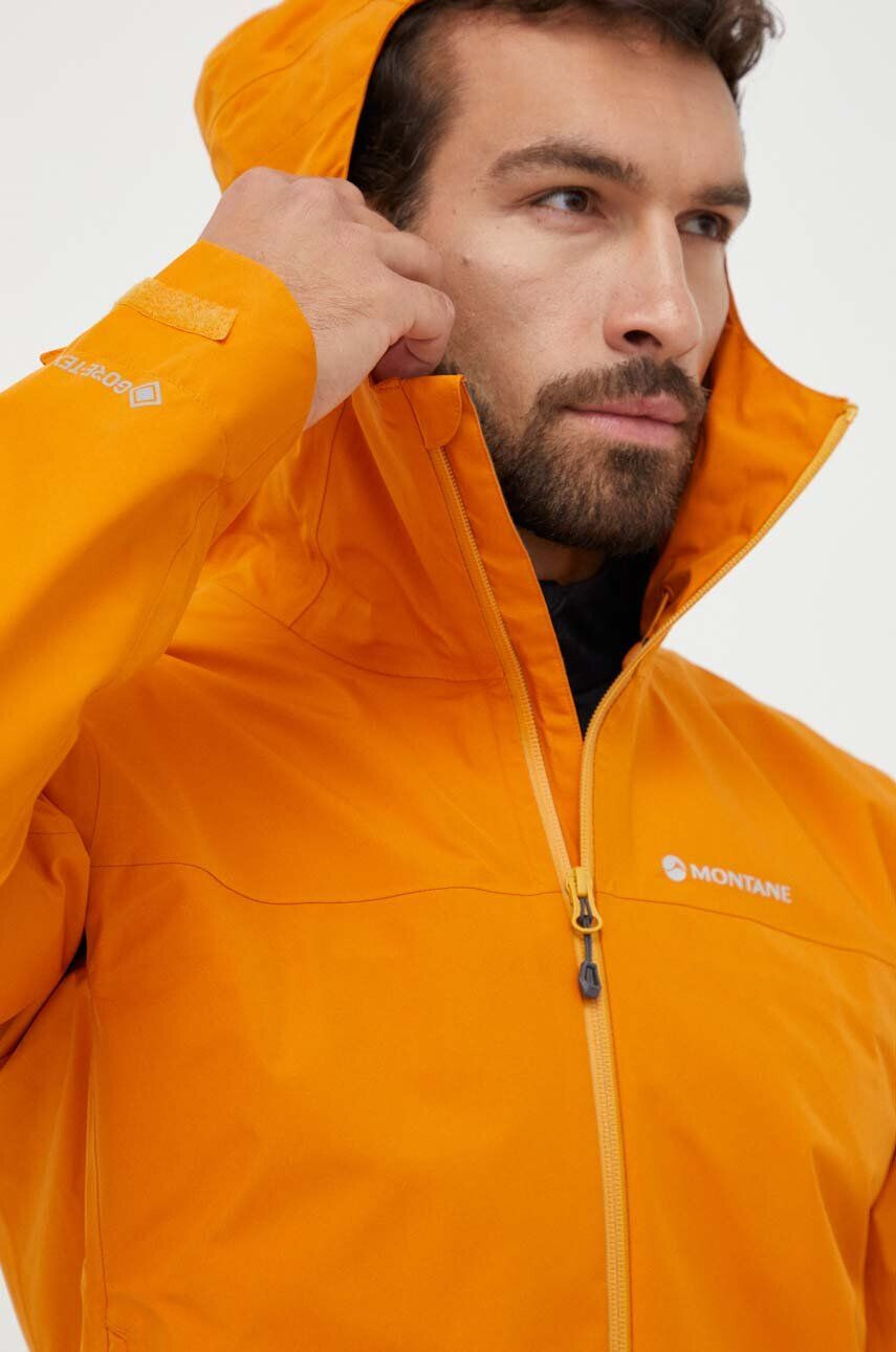 Montane Nepremokavá bunda Spirit pánska oranžová farba gore-tex - Pepit.sk