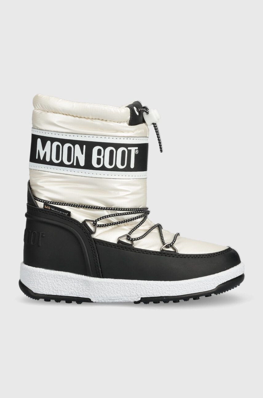 Moon Boot Detské snehule béžová farba - Pepit.sk