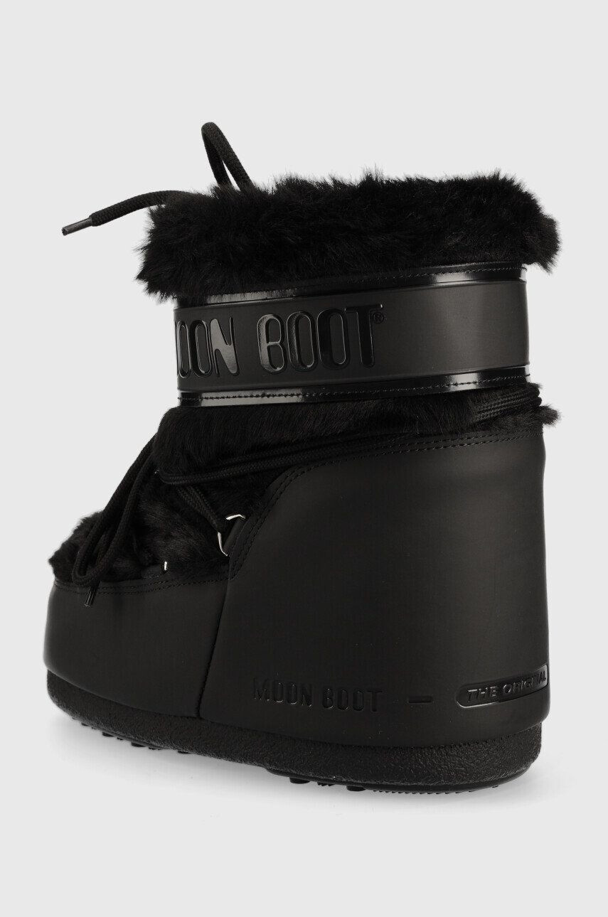 Moon Boot Snehule Icon Low Faux Fur 14093900.BLACK-BLACK čierna farba - Pepit.sk