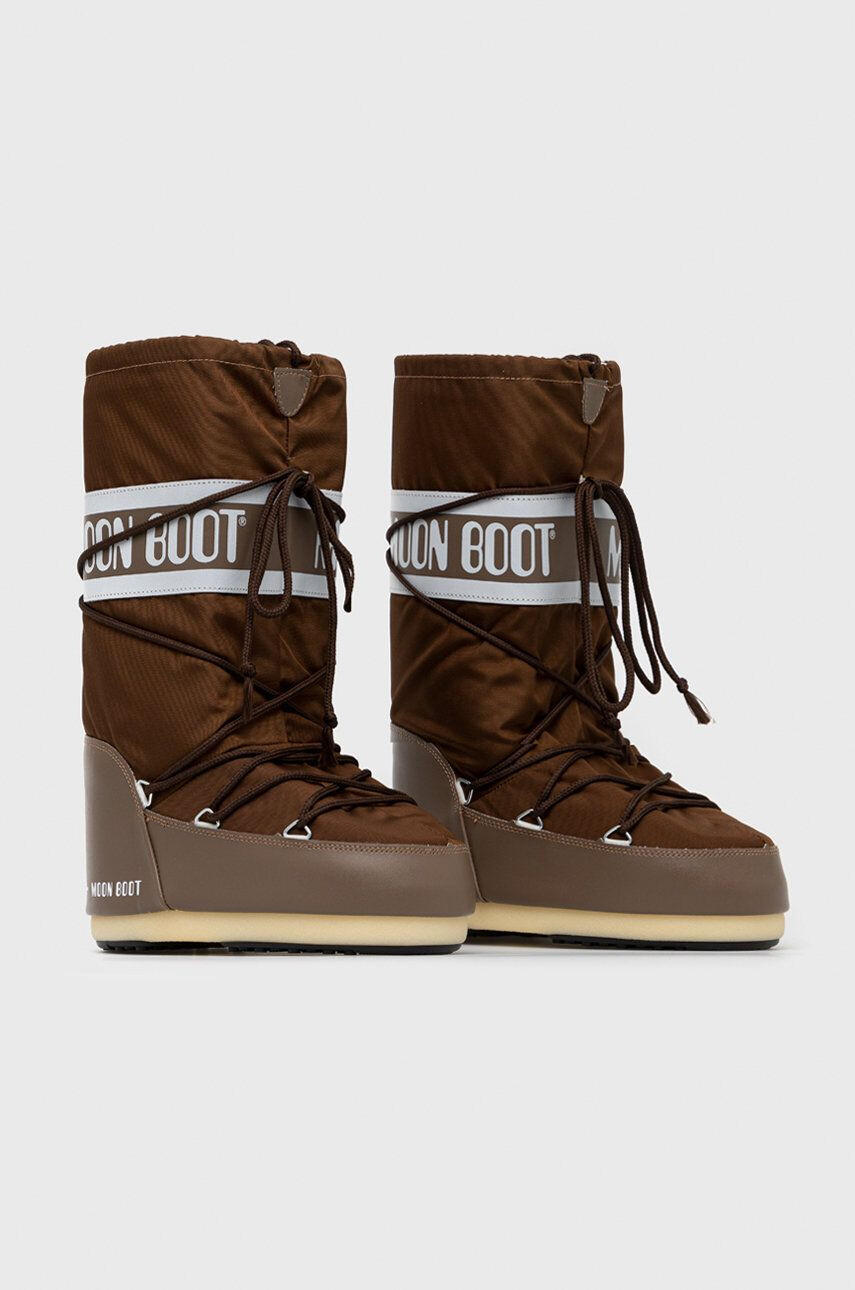 Moon Boot Snehule Icon Nylon 14004400.SHITAKE-SHITAKE hnedá farba - Pepit.sk