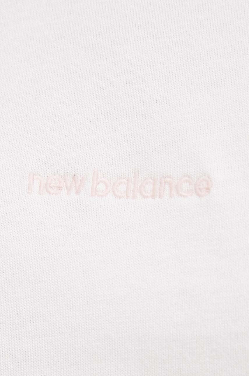 New Balance Bavlnené tričko WT23556WAN-WAN ružová farba - Pepit.sk