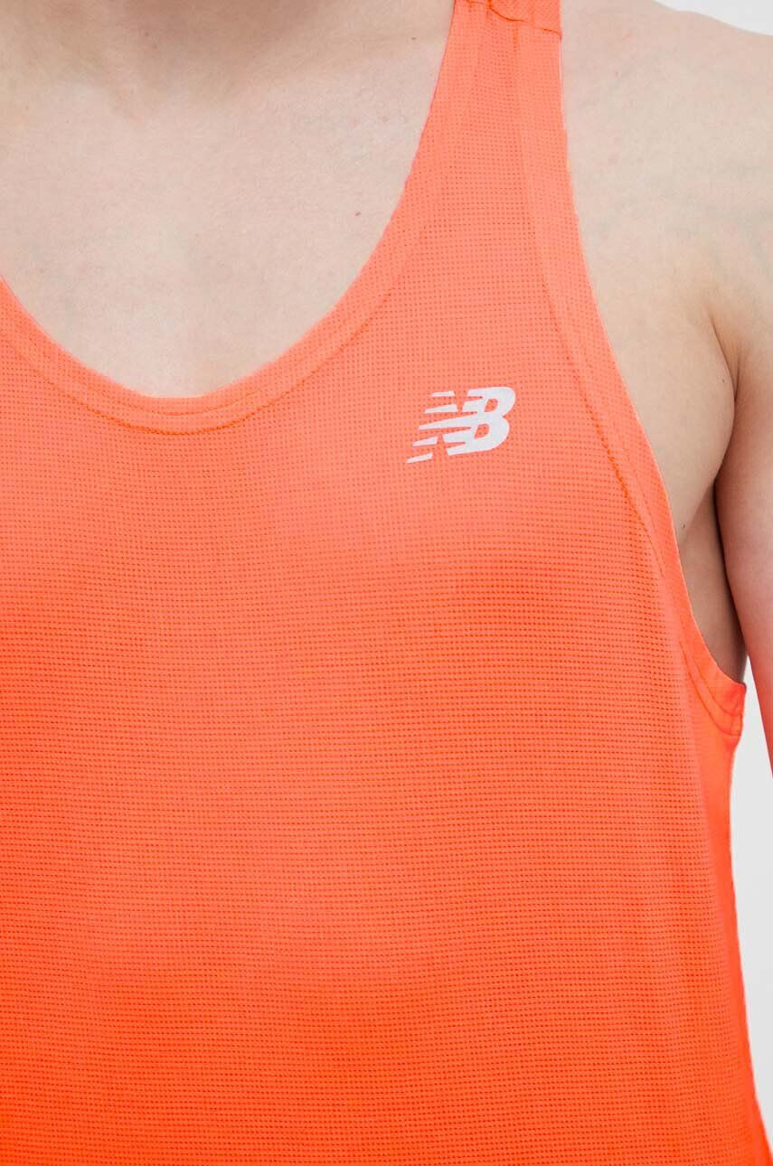 New Balance Bežecké tričko Accelerate Singlet oranžová farba - Pepit.sk