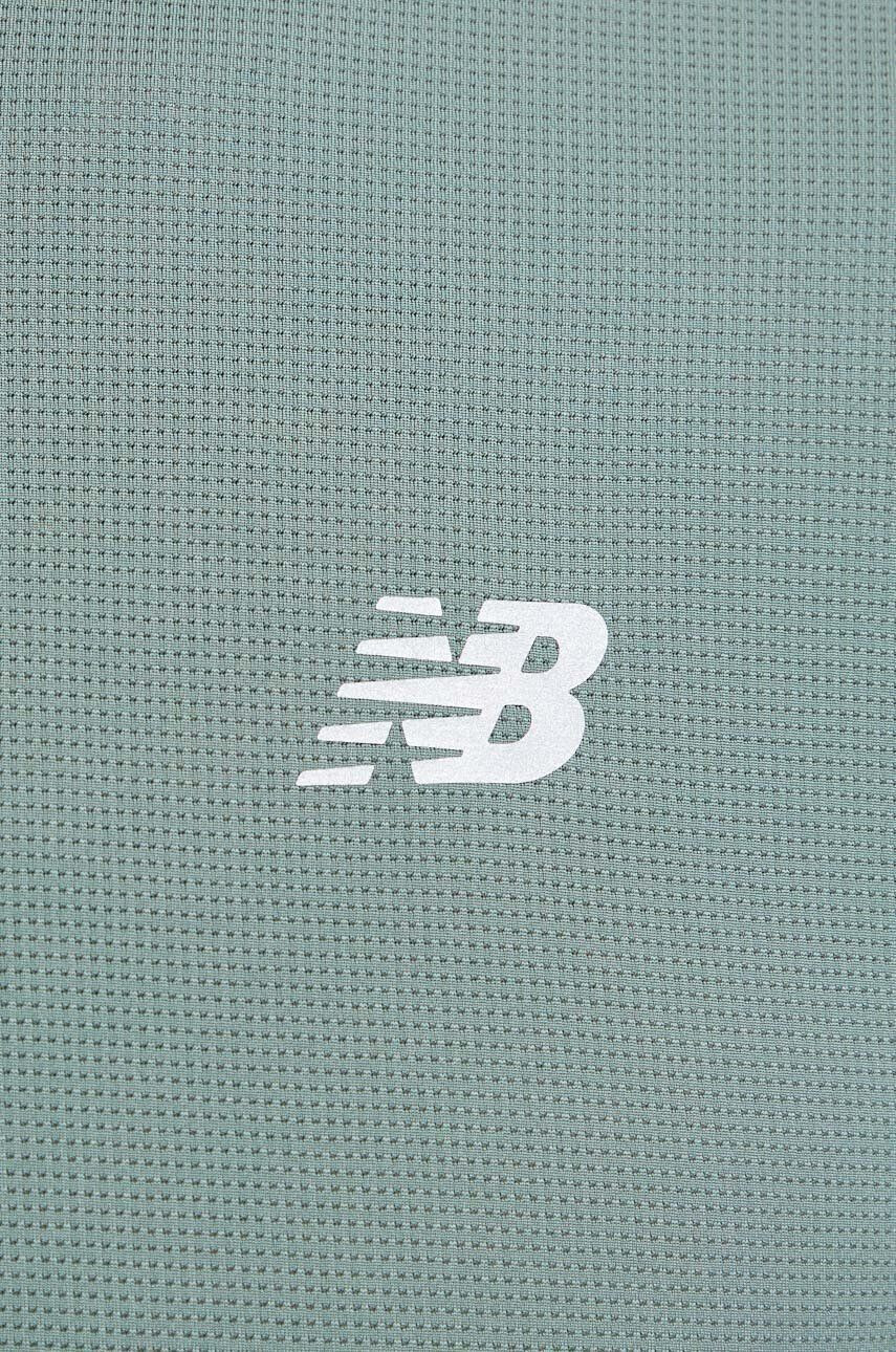 New Balance Bežecké tričko Q Speed zelená farba jednofarebné - Pepit.sk