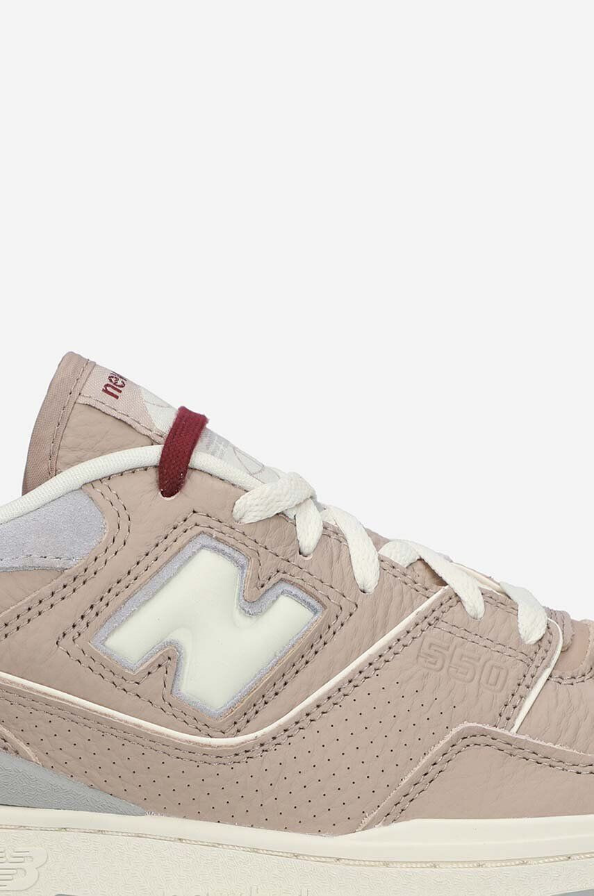 New Balance Kožené tenisky BB550LY1-beige béžová farba - Pepit.sk