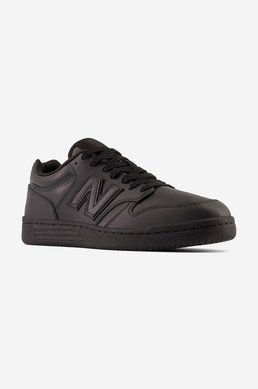 New Balance Kožené tenisky BB480L3B BB480L3B-L3B čierna farba - Pepit.sk