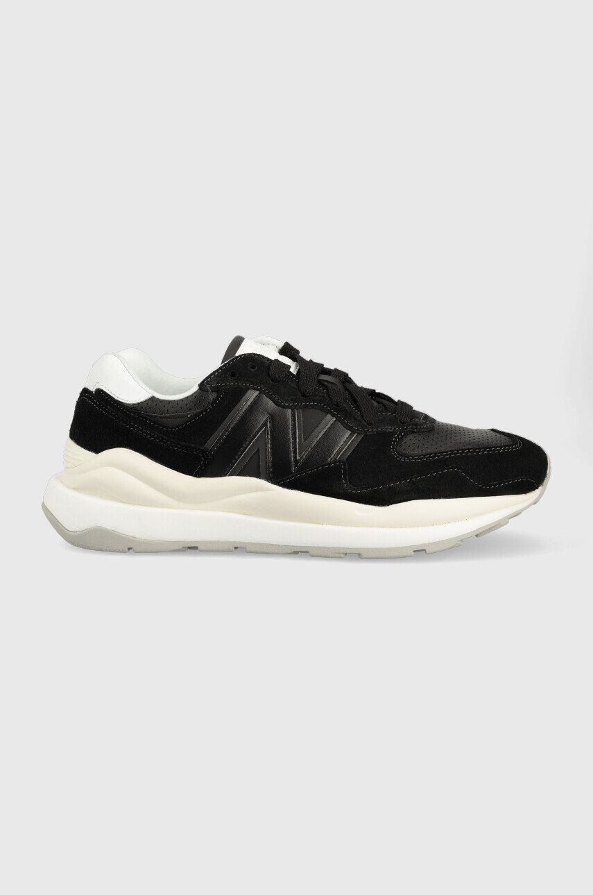 New Balance Kožené tenisky M5740SLB-SLB čierna farba - Pepit.sk