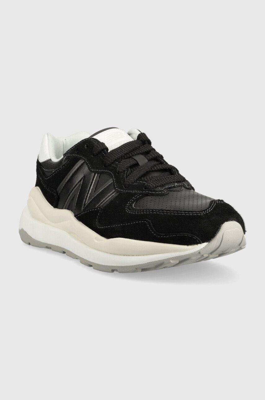 New Balance Kožené tenisky M5740SLB-SLB čierna farba - Pepit.sk