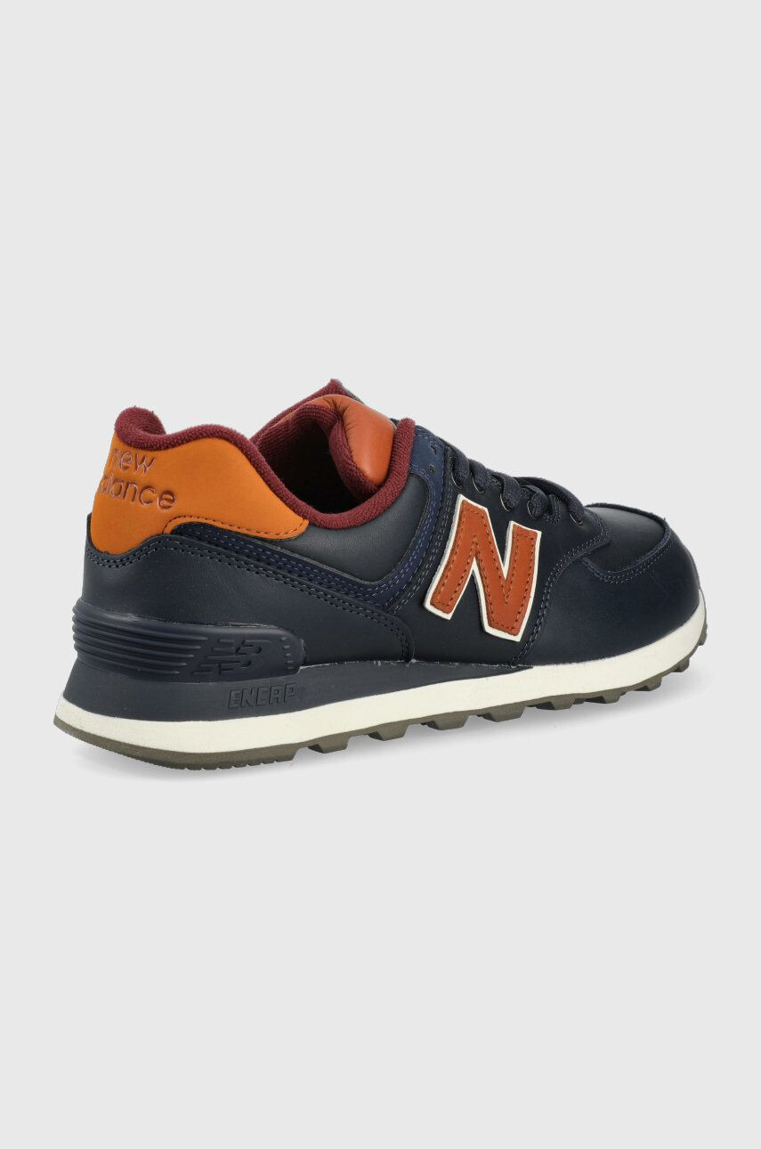 New Balance Kožené tenisky ML574OMC-400 tmavomodrá farba - Pepit.sk