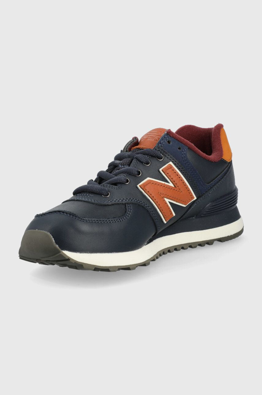 New Balance Kožené tenisky ML574OMC-400 tmavomodrá farba - Pepit.sk