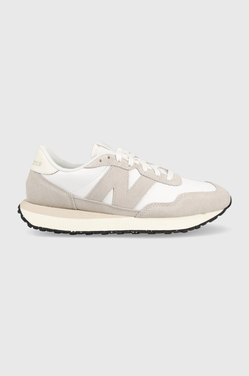 New Balance Kožené tenisky MS237SE-7SE šedá farba - Pepit.sk