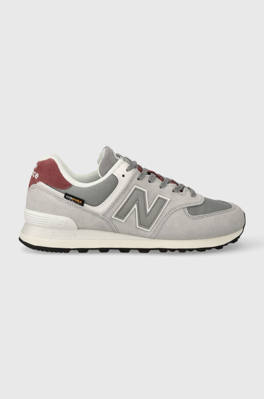 New Balance Semišové tenisky U574KBR šedá farba - Pepit.sk