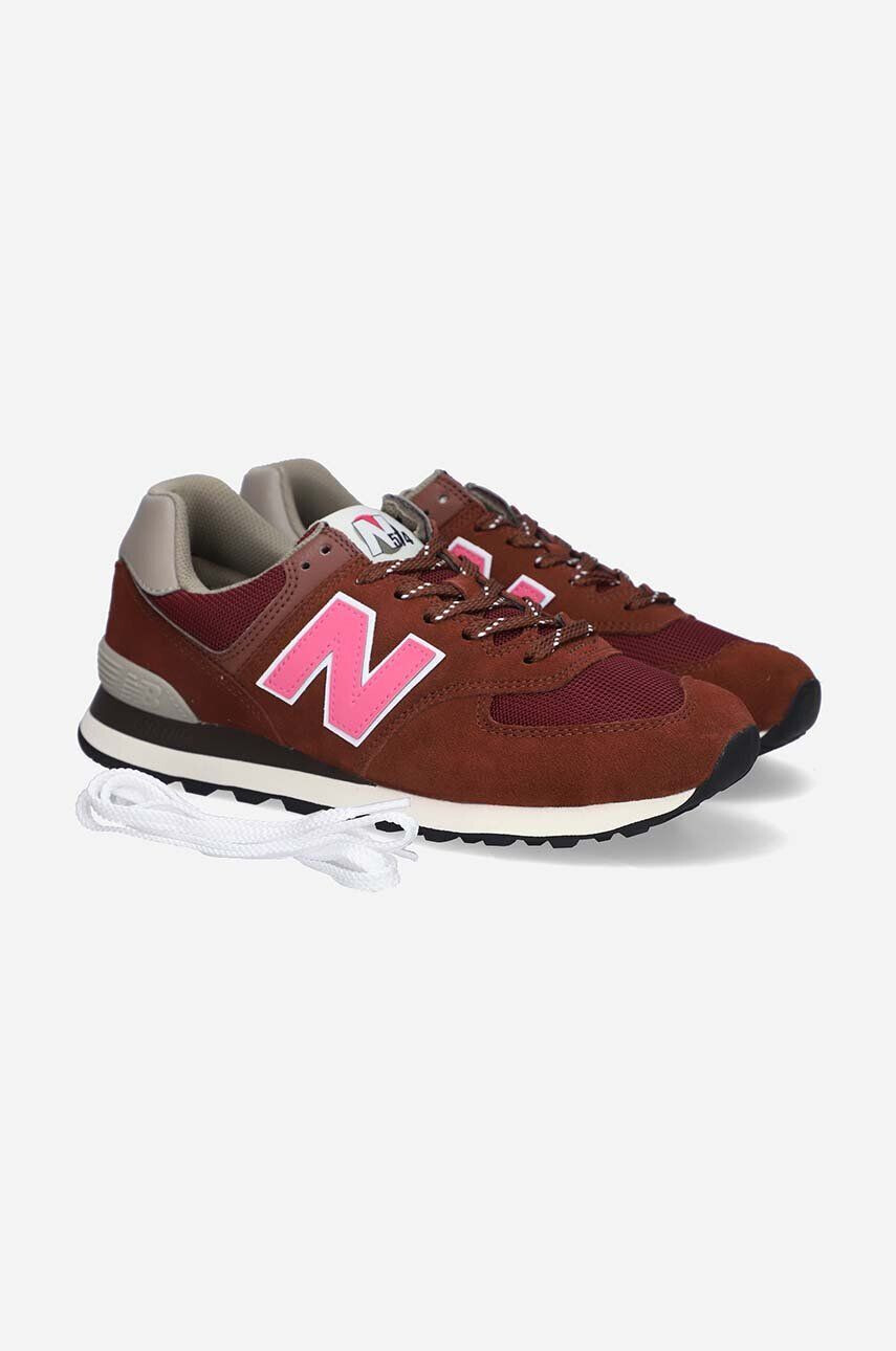 New Balance Tenisky U574GR2-GR2 bordová farba - Pepit.sk