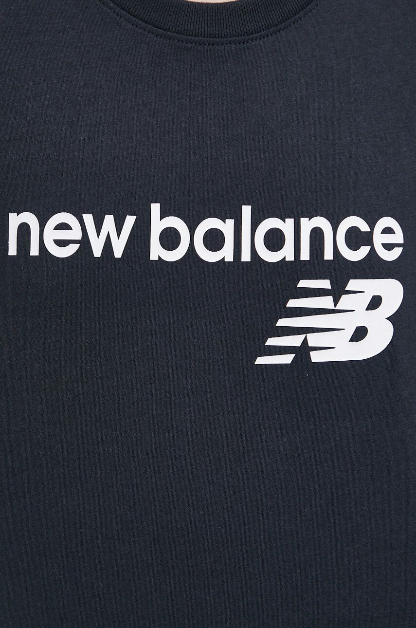 New Balance Tričko WT03805BK dámske čierna farba - Pepit.sk