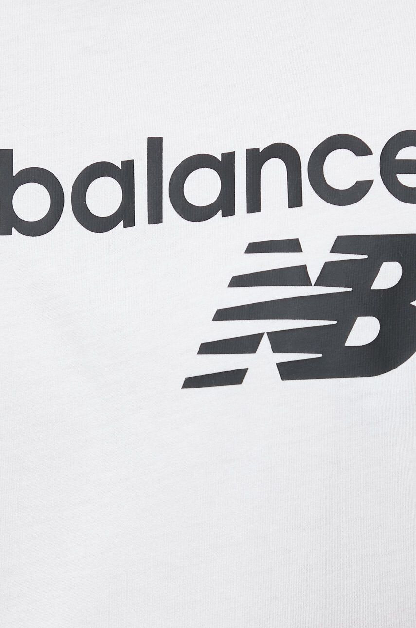 New Balance Tričko pánske biela farba s potlačou - Pepit.sk