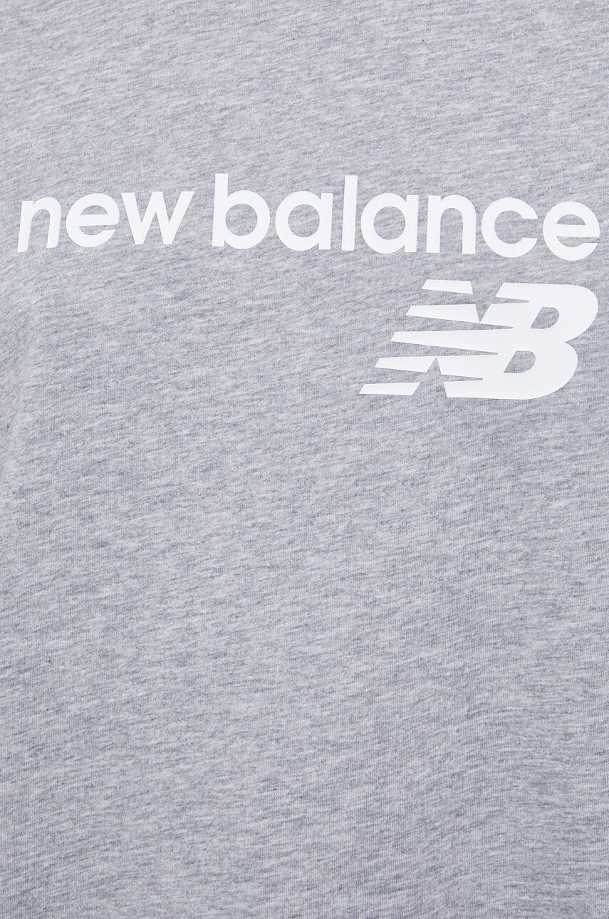 New Balance Tričko WT03805AG dámske šedá farba - Pepit.sk