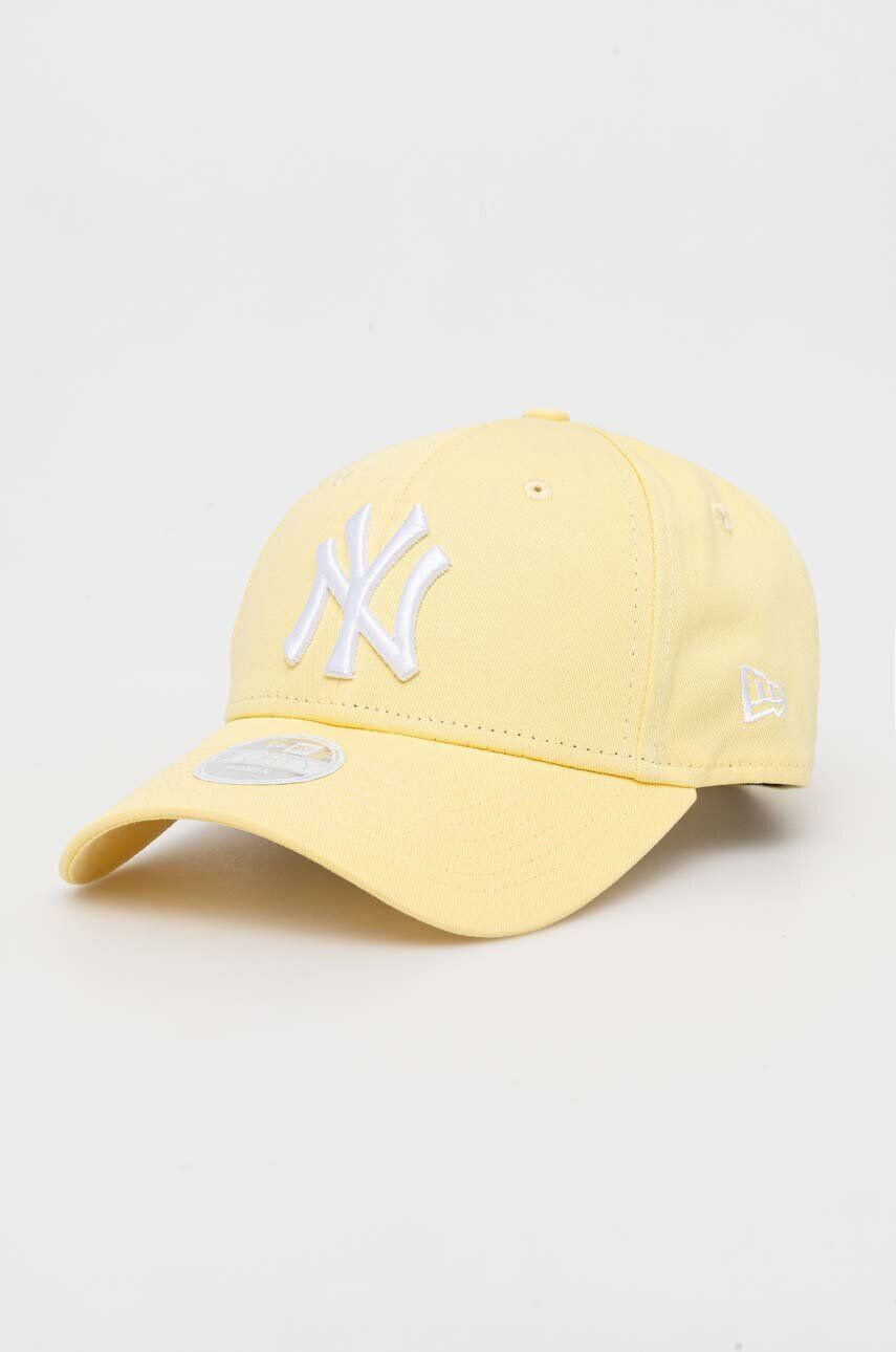 New Era Bavlnená šiltovka čierna farba s nášivkou NEW YORK YANKEES - Pepit.sk