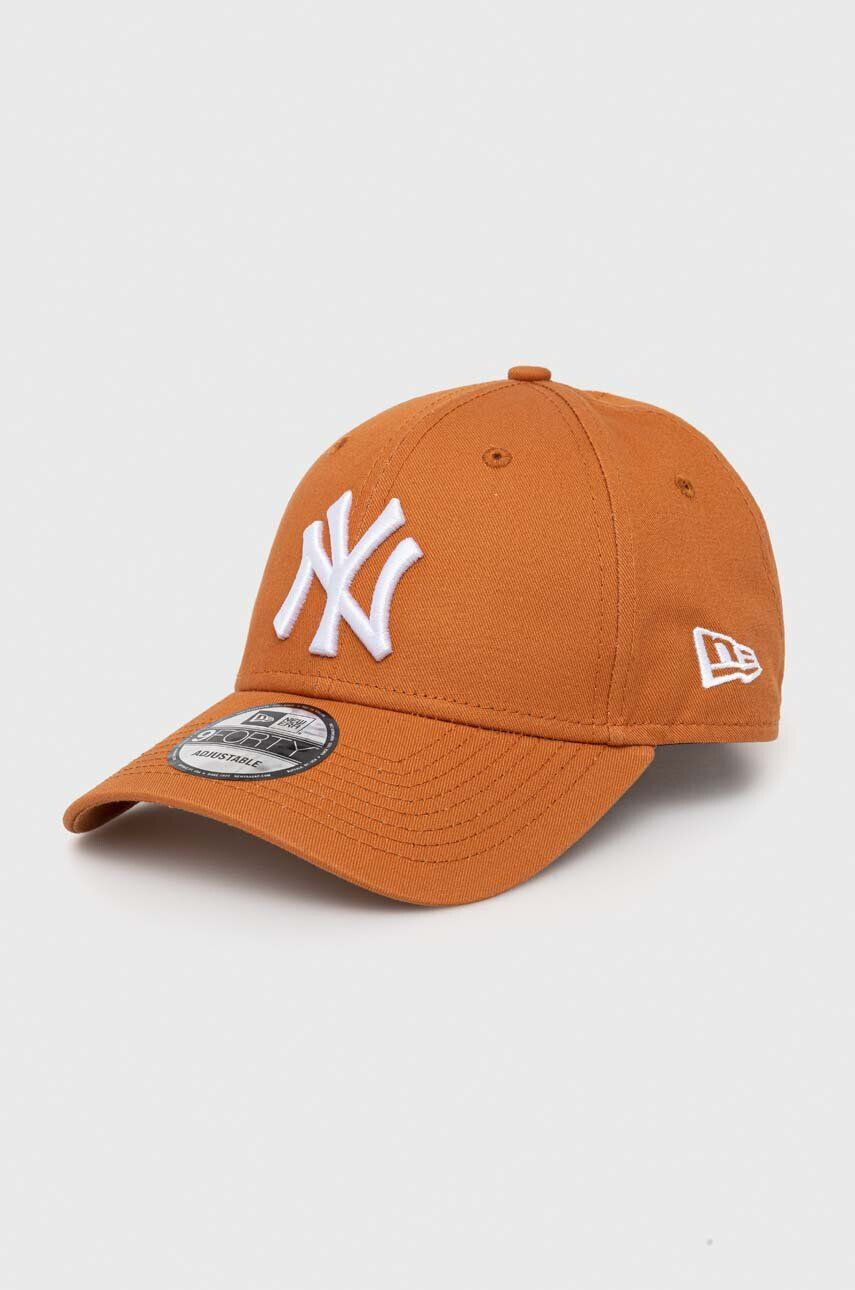 New Era Bavlnená šiltovka čierna farba s nášivkou NEW YORK YANKEES - Pepit.sk