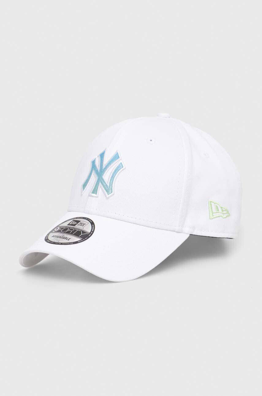 New Era Bavlnená šiltovka čierna farba s nášivkou NEW YORK YANKEES - Pepit.sk