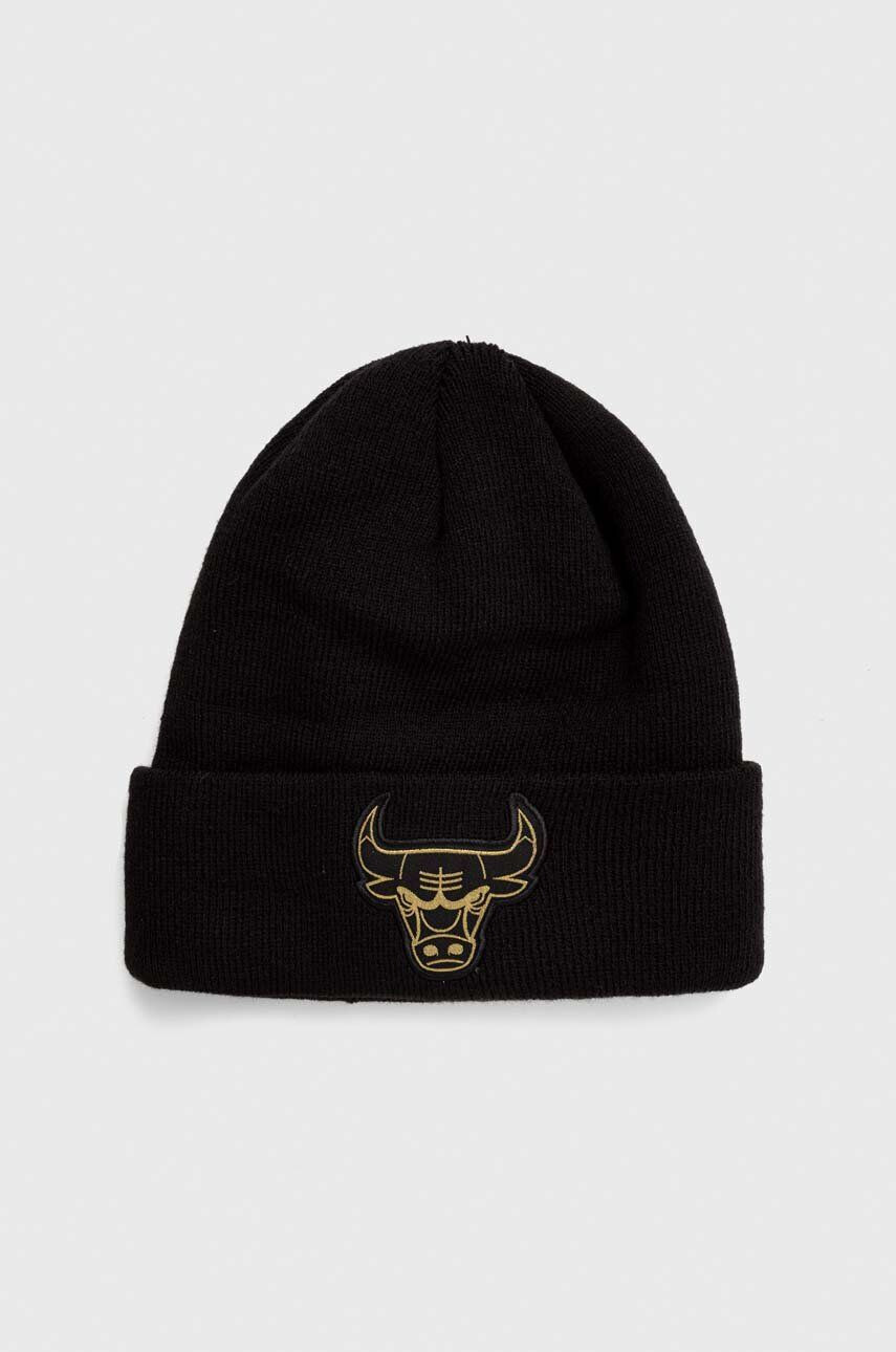 New Era Čiapka čierna farba z hrubej pleteniny CHICAGO BULLS - Pepit.sk