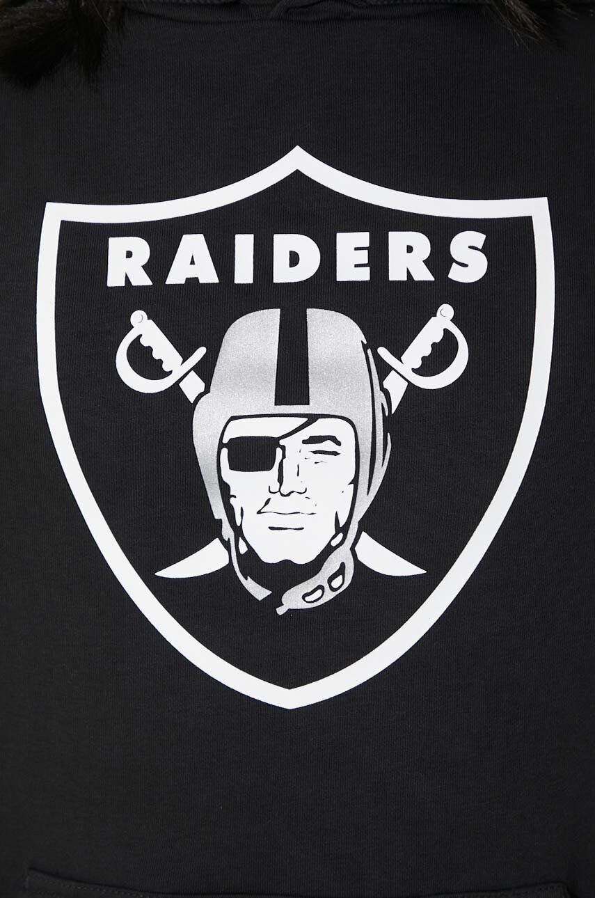 New Era Mikina pánska čierna farba s kapucňou s potlačou LAS VEGAS RAIDERS - Pepit.sk