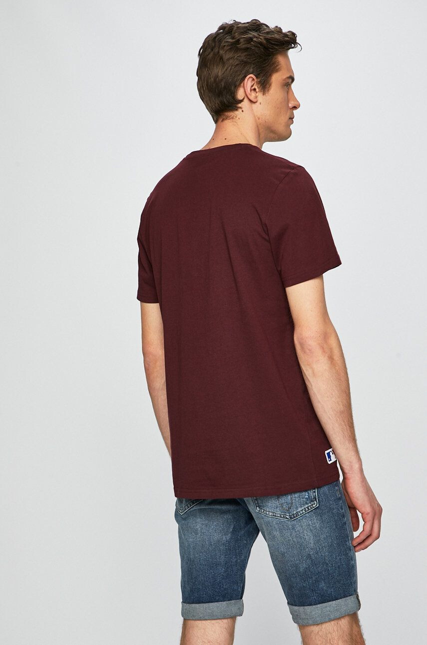 New Era Pánske tričko 11863695-maroon - Pepit.sk