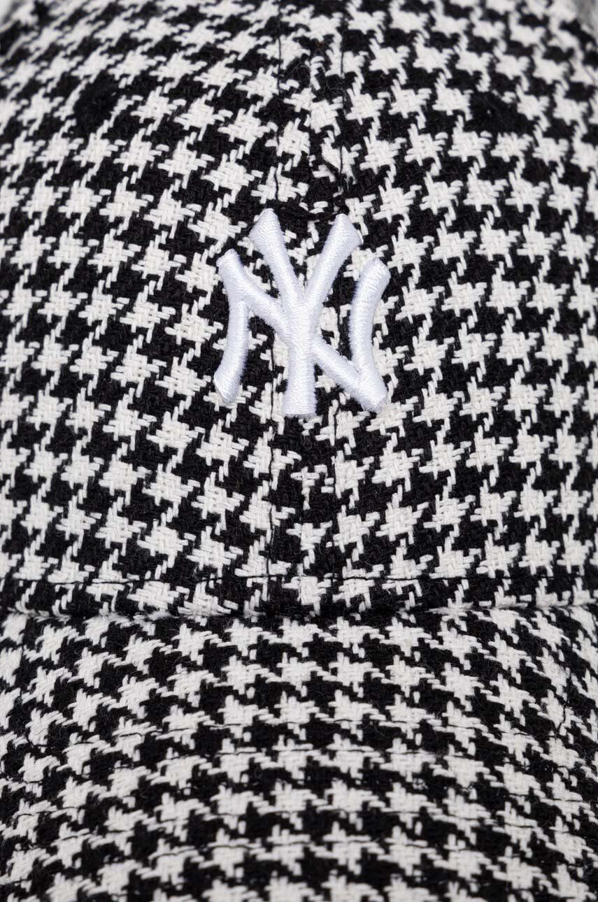 New Era Šiltovka s prímesou vlny čierna farba vzorovaná NEW YORK YANKEES - Pepit.sk