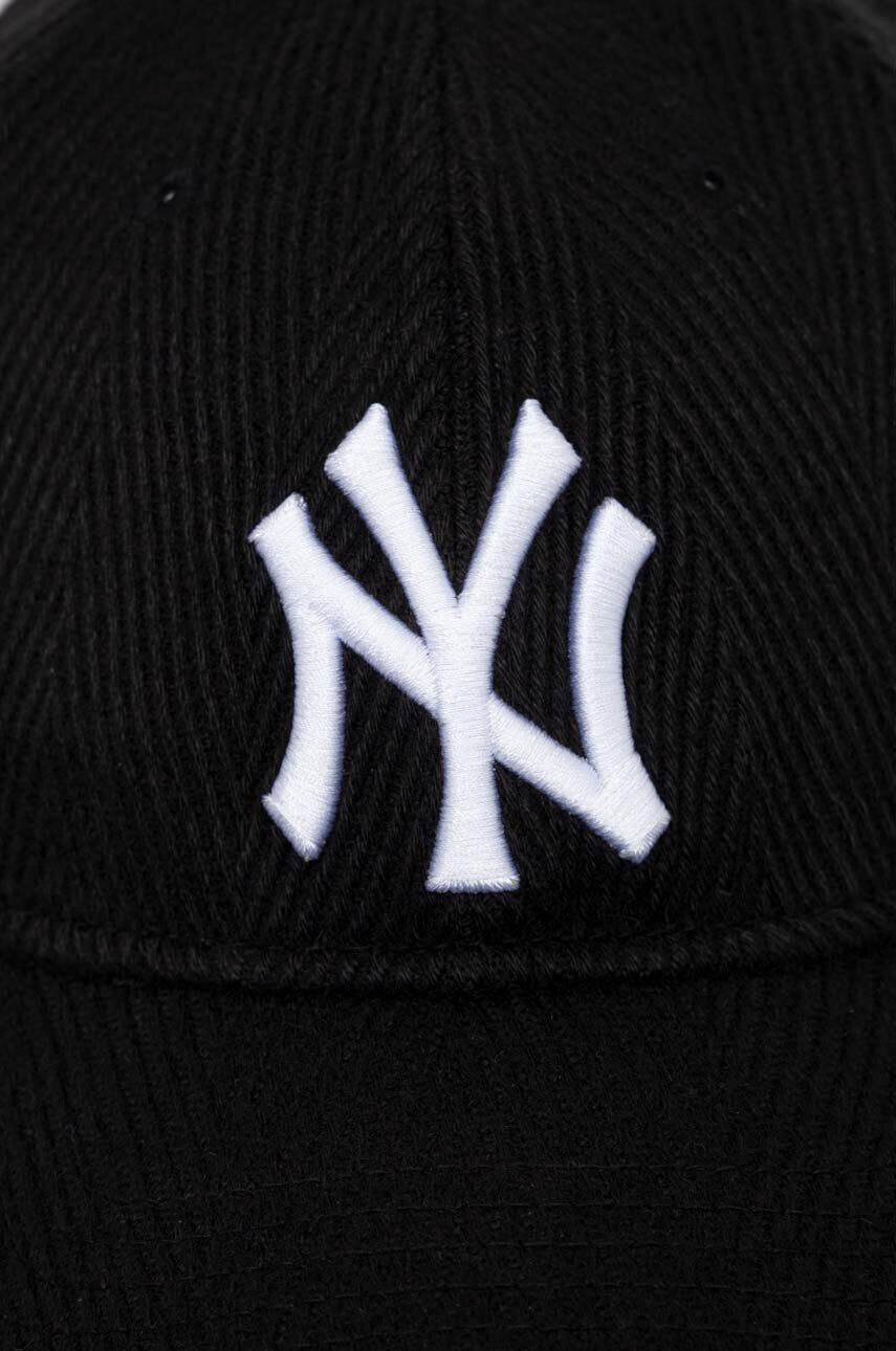 New Era Šiltovka s prímesou vlny čierna farba s nášivkou NEW YORK YANKEES - Pepit.sk