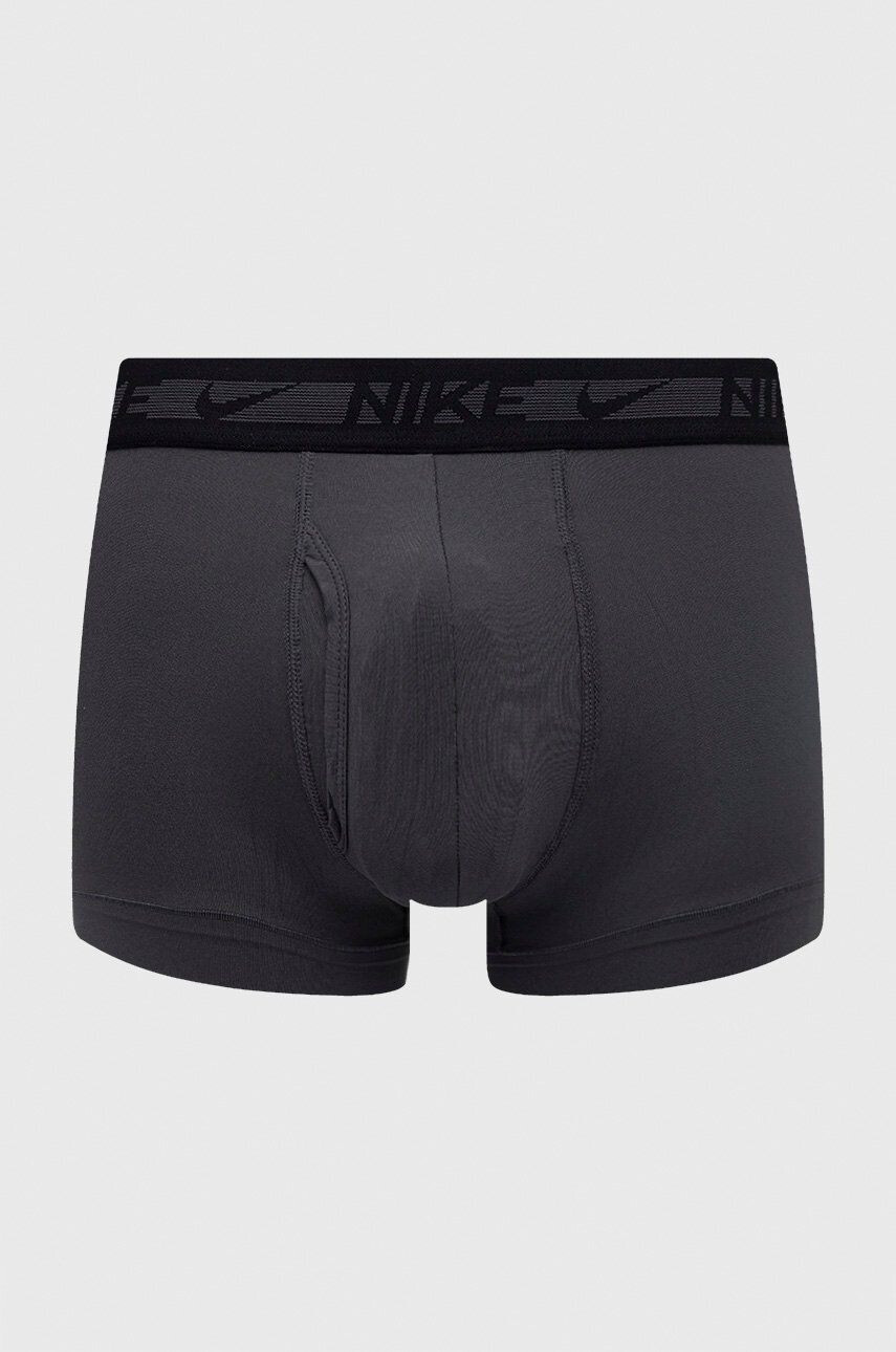 Nike Boxerky (3-pak) pánske šedá farba - Pepit.sk