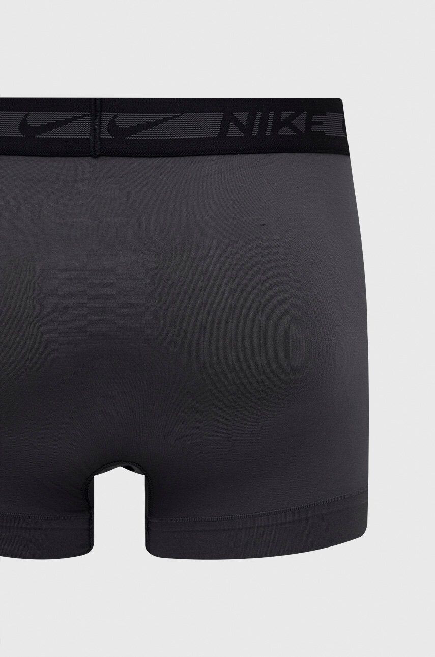 Nike Boxerky (3-pak) pánske šedá farba - Pepit.sk