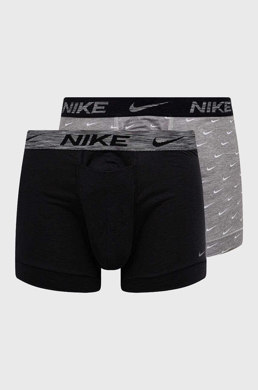 Nike Boxerky (2-pak) pánske šedá farba - Pepit.sk