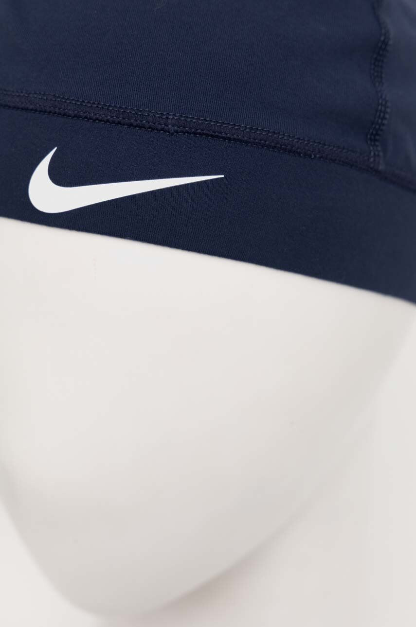 Nike čiapka tmavomodrá farba z tenkej pleteniny - Pepit.sk