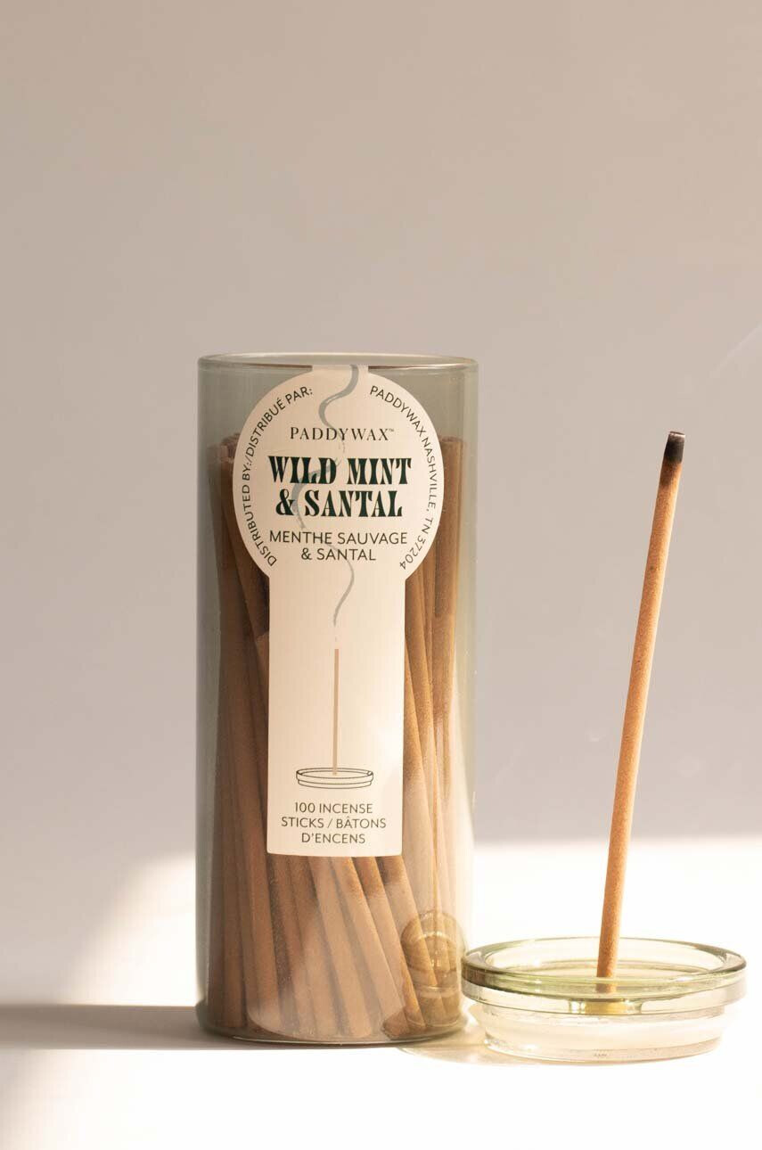 Paddywax Sada vonných kadidiel Wild Mint & Santal 100-pack - Pepit.sk