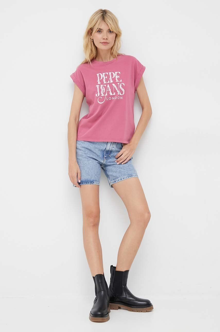 Pepe Jeans Bavlnené tričko Linda - Pepit.sk