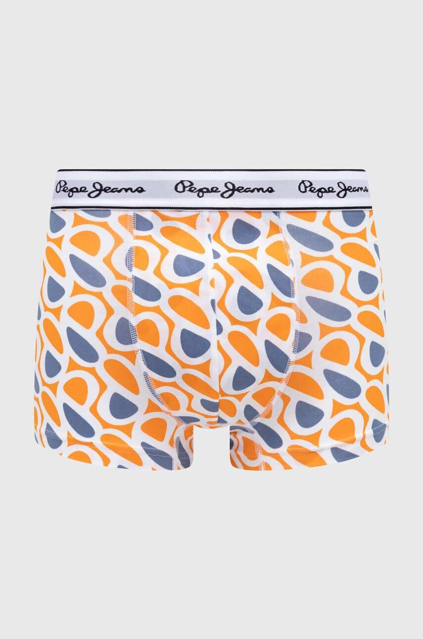 Pepe Jeans Boxerky 3-pak pánske oranžová farba - Pepit.sk