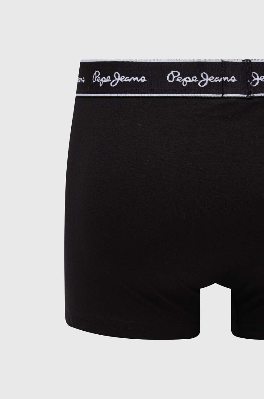 Pepe Jeans Boxerky 3-pak pánske čierna farba - Pepit.sk