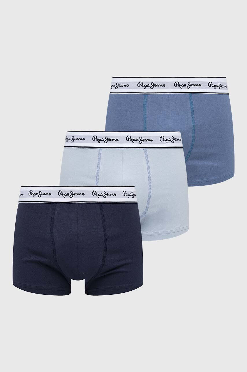 Pepe Jeans Boxerky 3-pak pánske červená farba - Pepit.sk