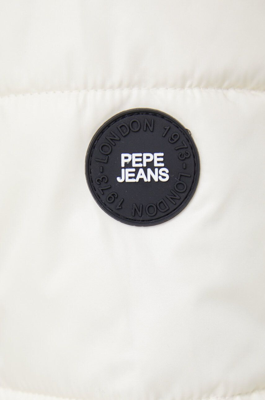 Pepe Jeans Bunda dámska béžová farba zimná - Pepit.sk