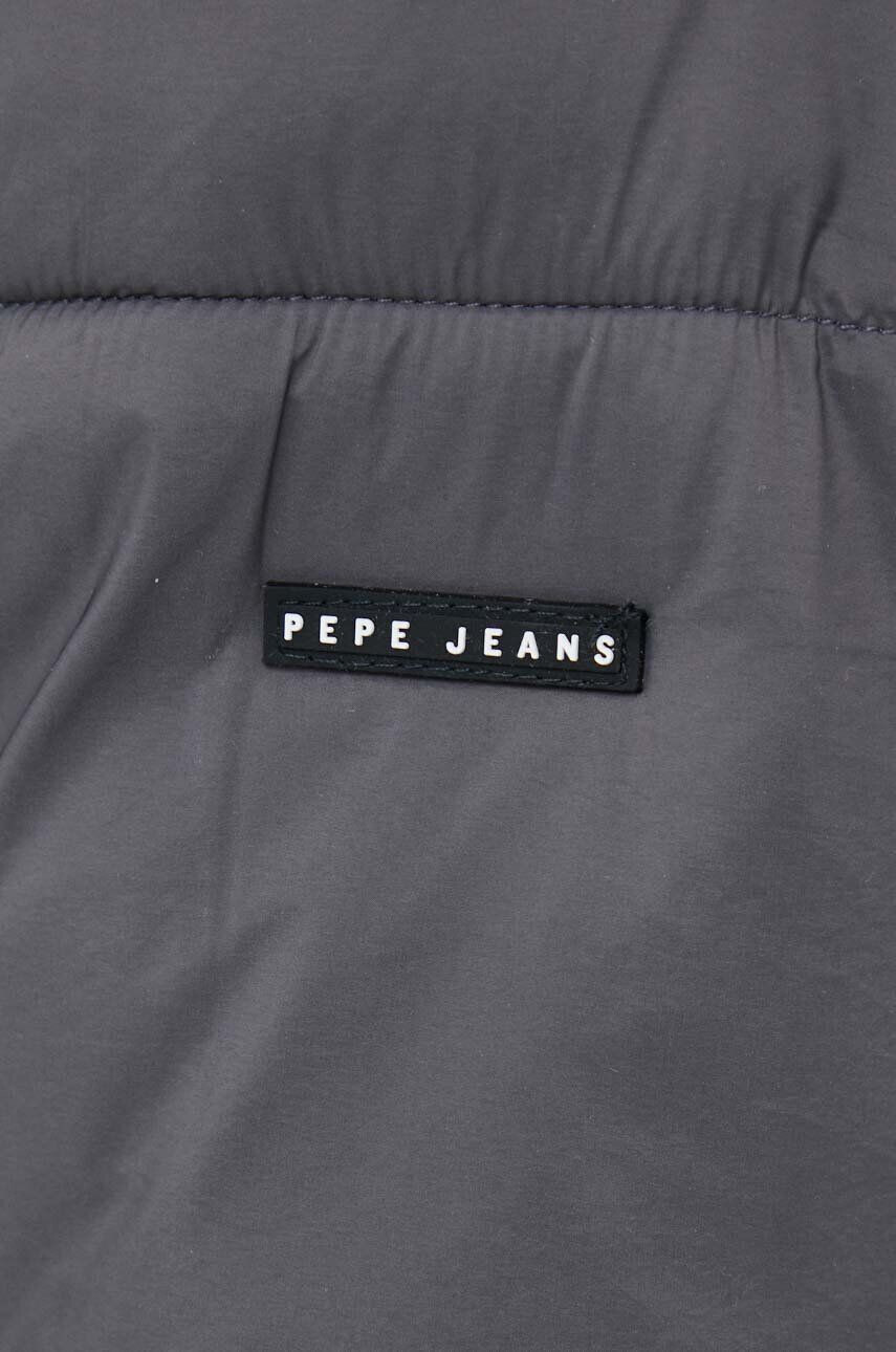 Pepe Jeans Bunda Mia dámska šedá farba zimná - Pepit.sk