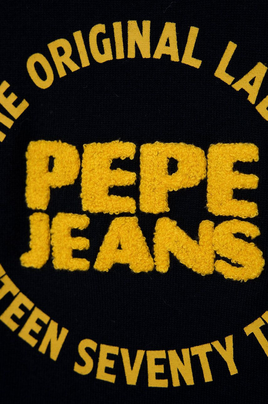 Pepe Jeans Detský sveter tmavomodrá farba ľahký - Pepit.sk