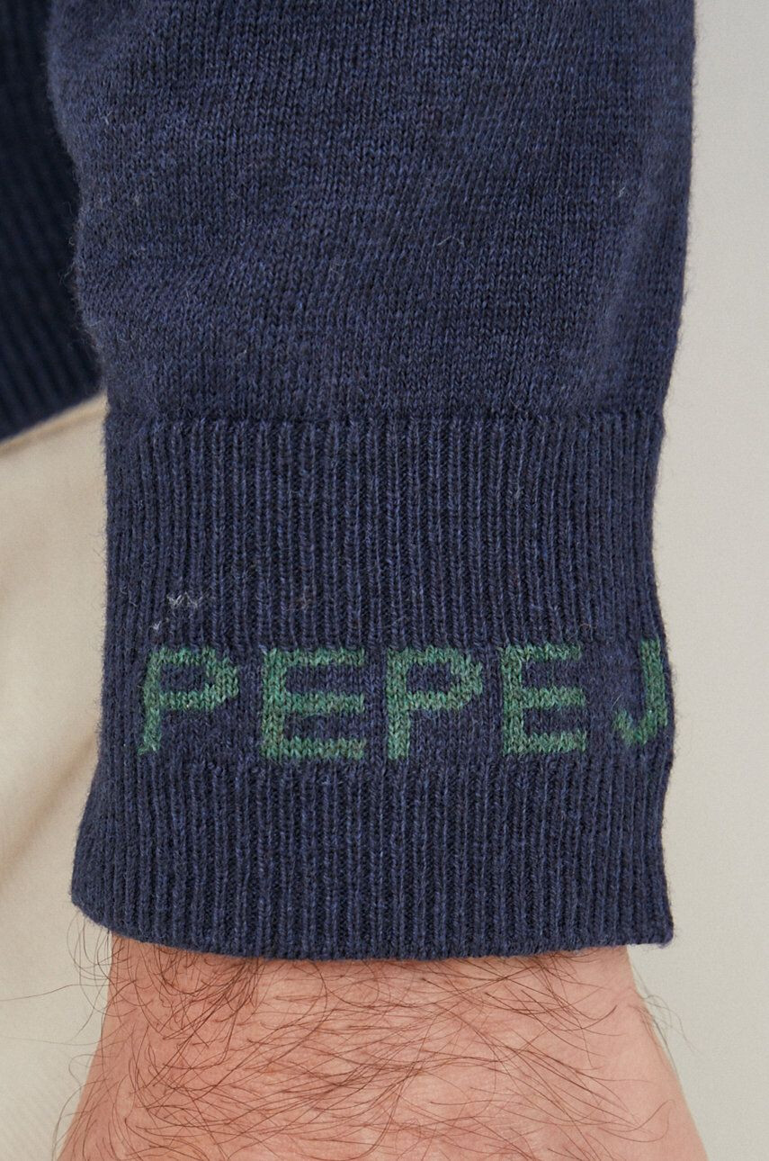 Pepe Jeans Rolák pánsky tmavomodrá farba tenký - Pepit.sk