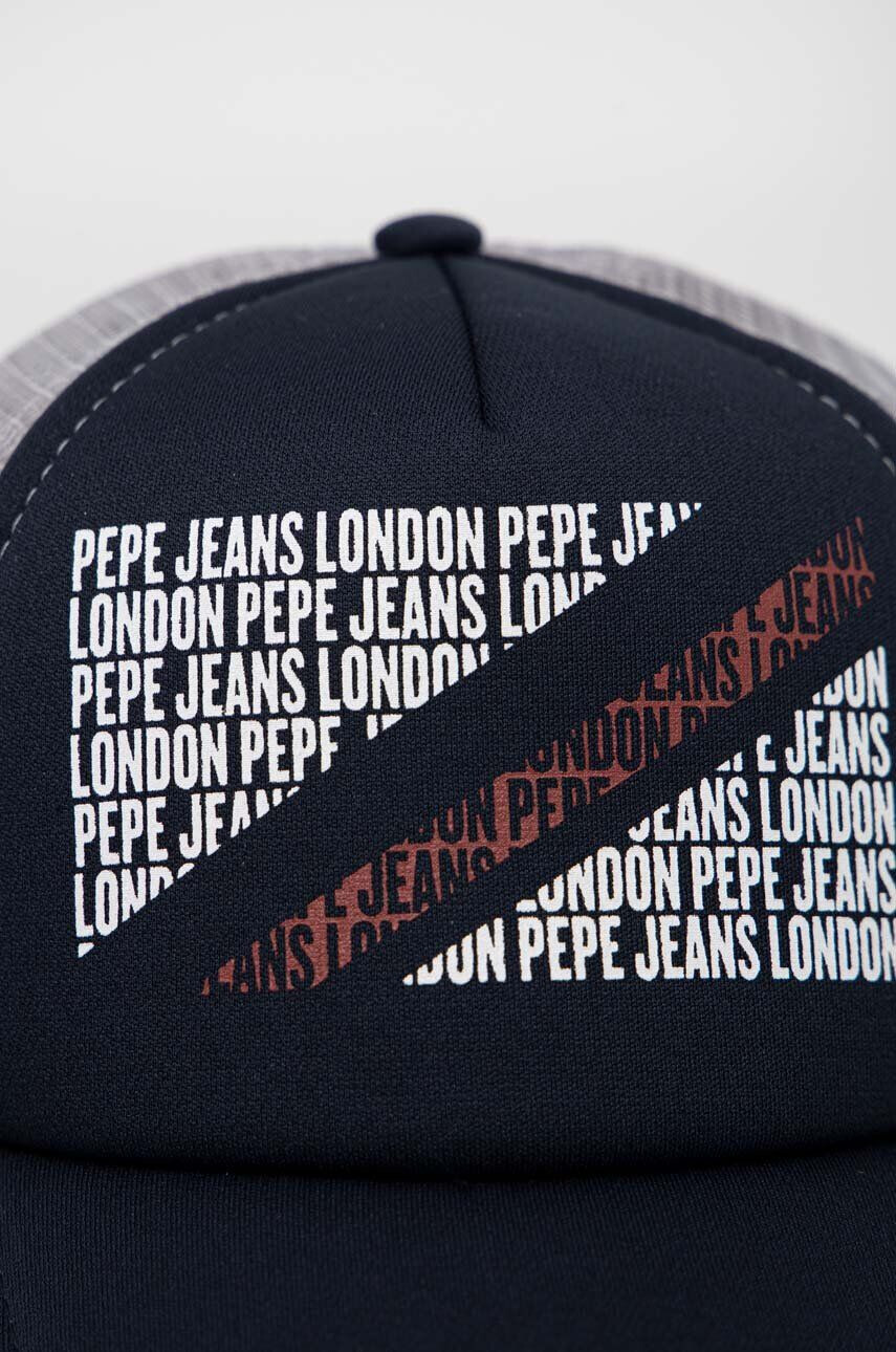 Pepe Jeans Šiltovka tmavomodrá farba s potlačou - Pepit.sk