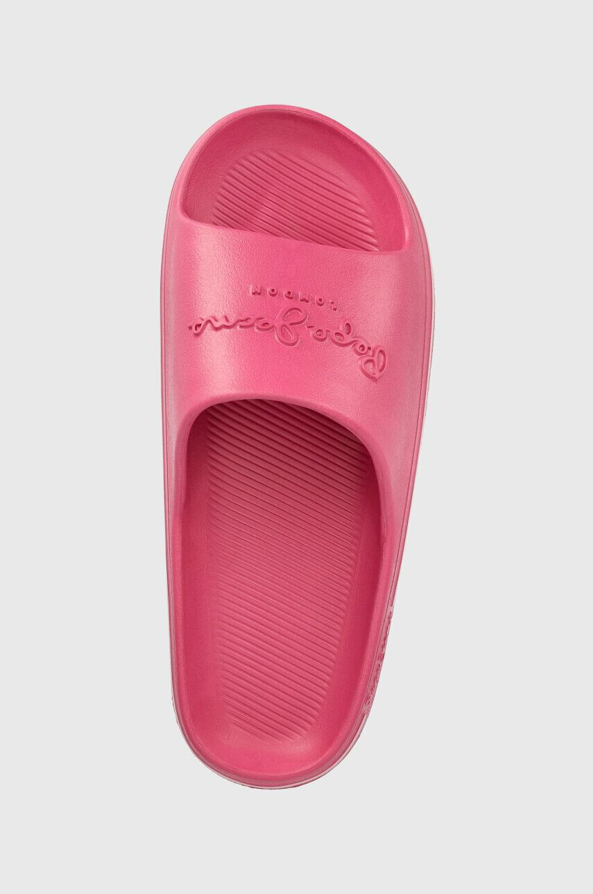 Pepe Jeans Šľapky BEACH SLIDE dámske ružová farba PLS70131 - Pepit.sk