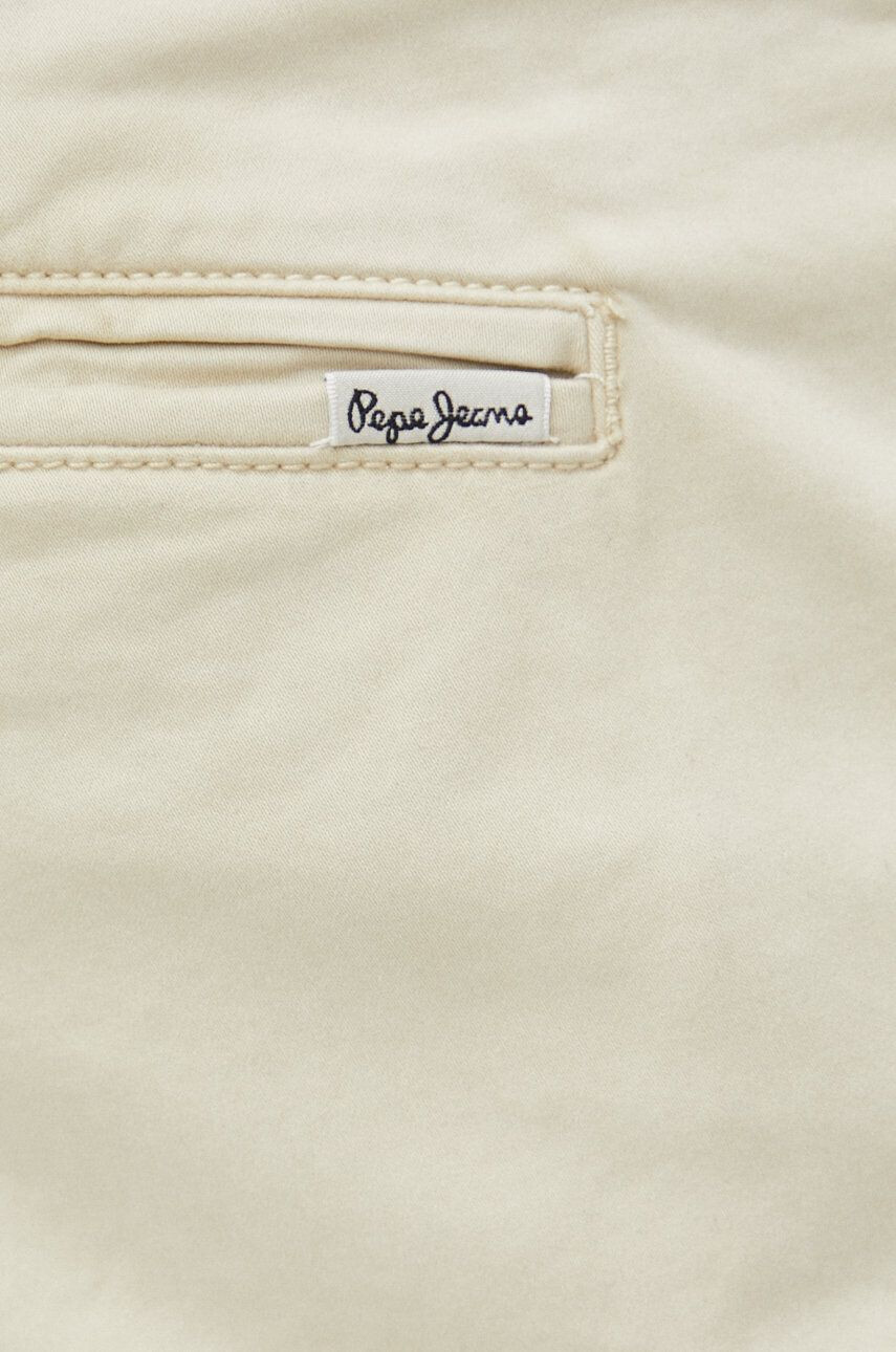 Pepe Jeans Šortky Blackburn Short pánske béžová farba - Pepit.sk