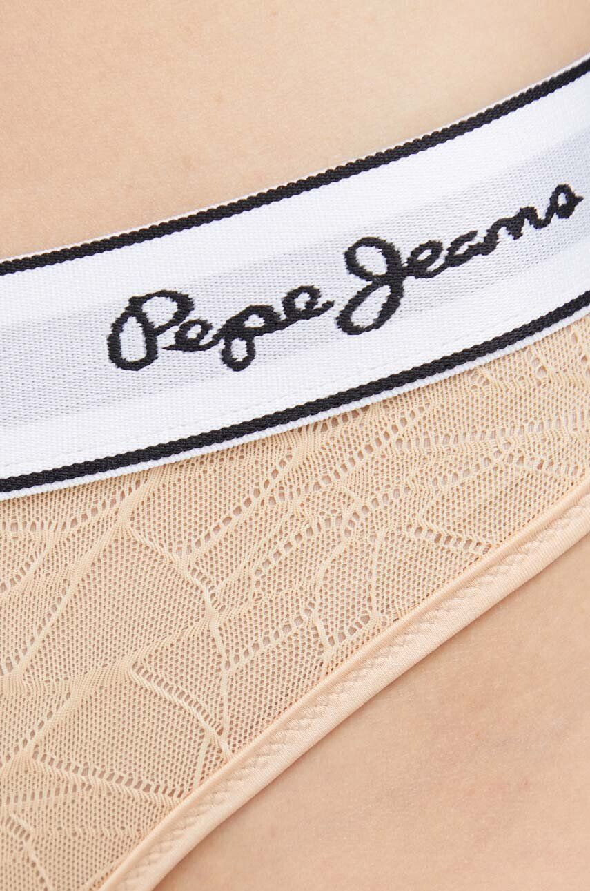 Pepe Jeans Tangá béžová farba - Pepit.sk