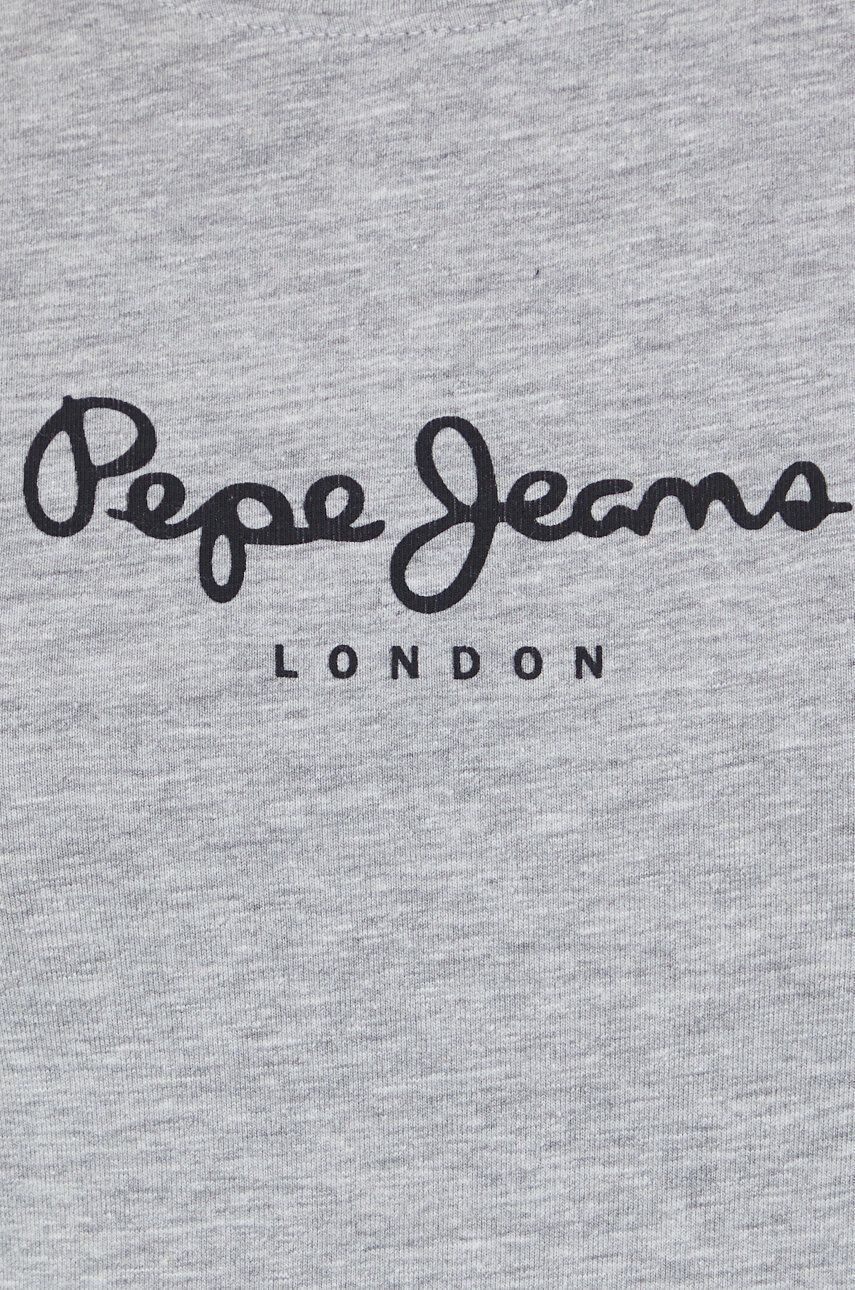 Pepe Jeans Tričko s dlhým rukávom dámske šedá farba - Pepit.sk