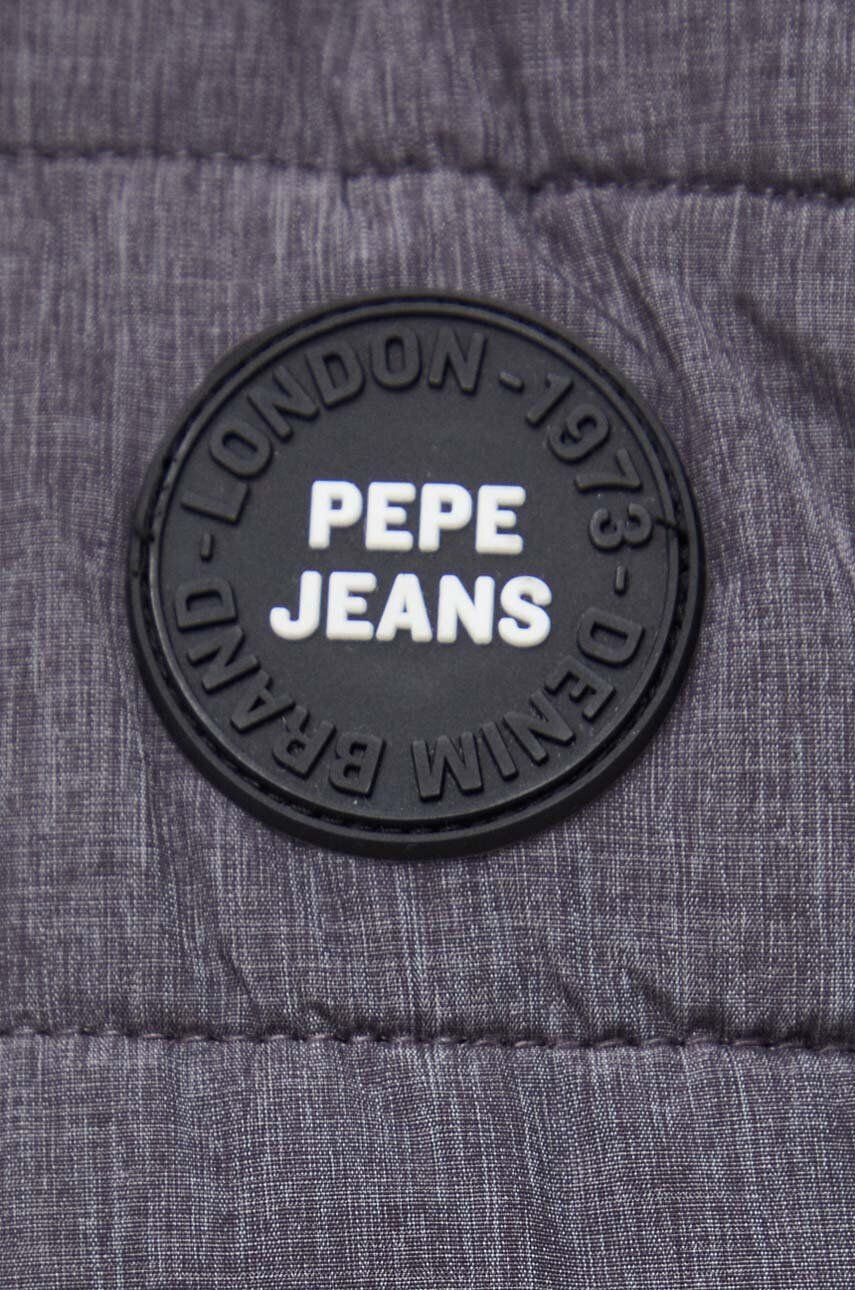 Pepe Jeans Vesta Balle Gillet pánska šedá farba zimná - Pepit.sk