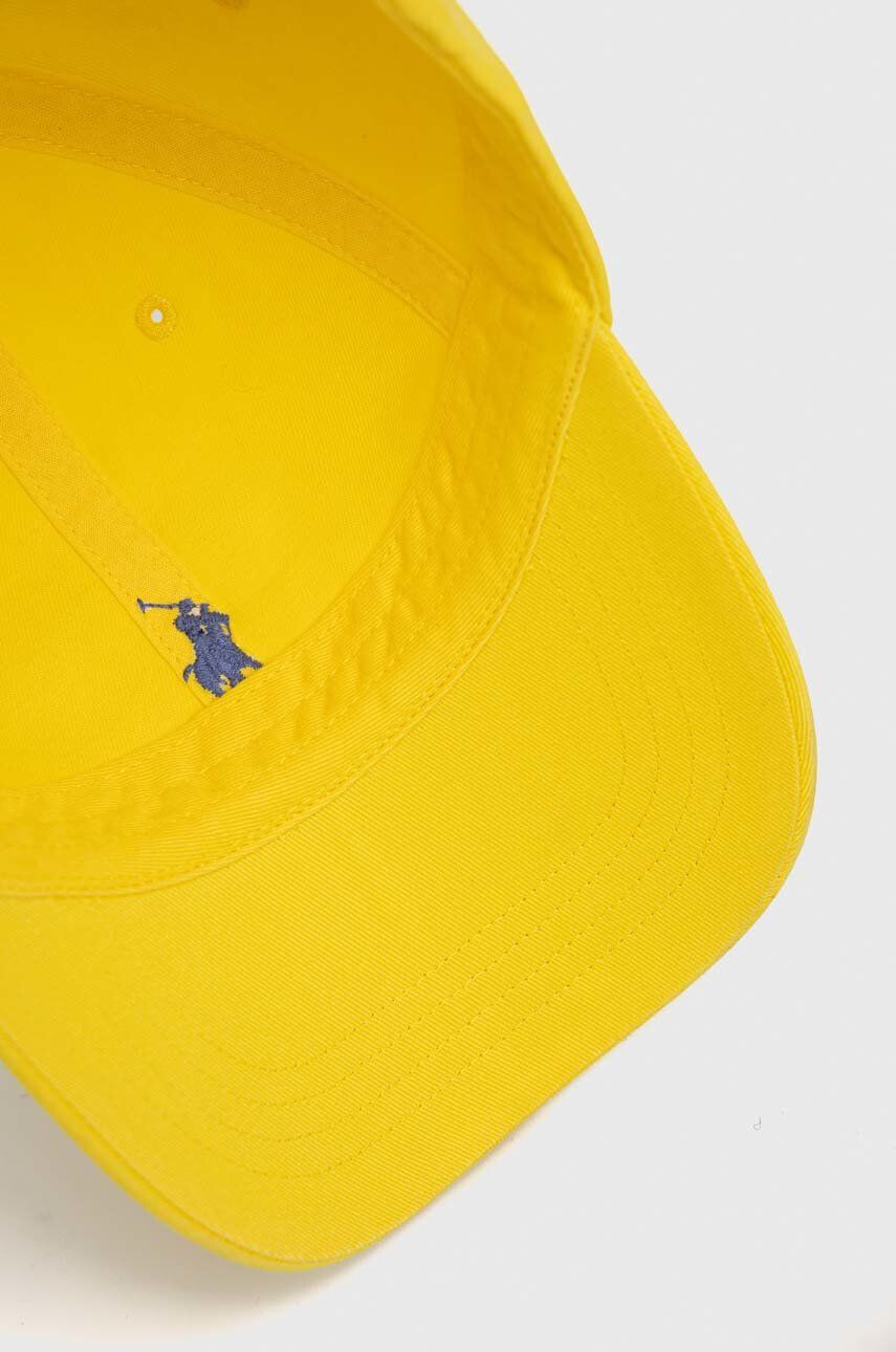 Polo Ralph Lauren Bavlnená šiltovka žltá farba s nášivkou - Pepit.sk