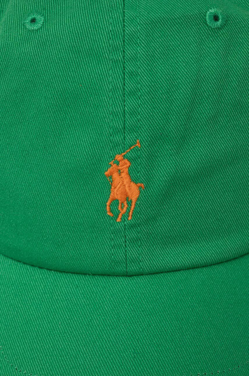 Polo Ralph Lauren Bavlnená šiltovka zelená farba s nášivkou - Pepit.sk